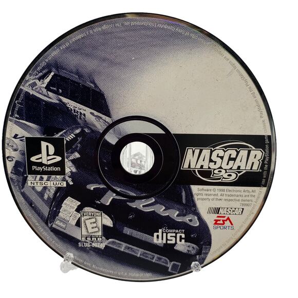 NASCAR 99 Black Label PS1 Sony PlayStation 1 Disc Only Tested Working - Picture 1 of 3